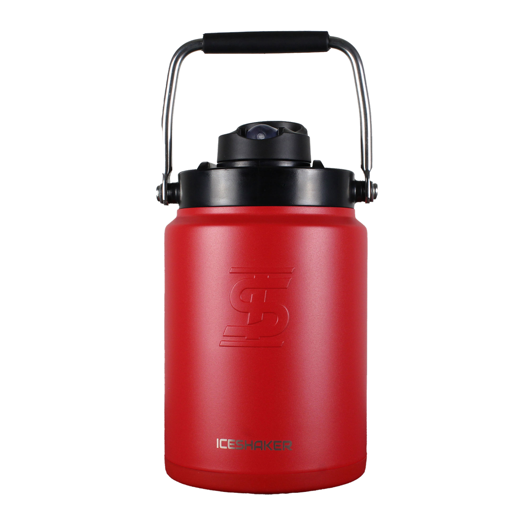 CUSTOM Half Gallon Jug with Silicone Base - Red