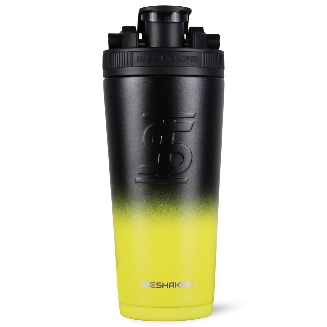 CUSTOM 26oz. Ice Shaker - Yellow Black Ombre