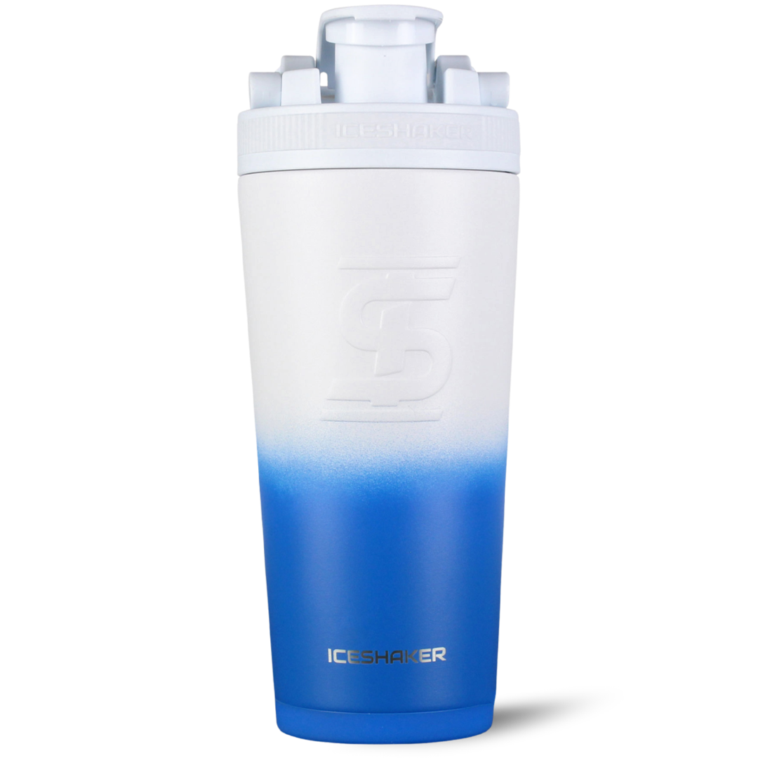 CUSTOM 26oz. Ice Shaker - Royal Blue White Ombre