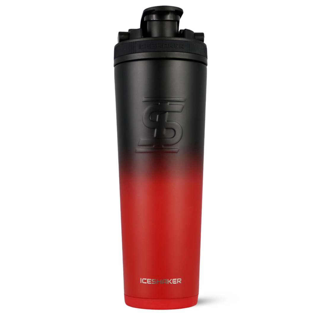 CUSTOM 32oz Ice Shaker - Red Black Ombre