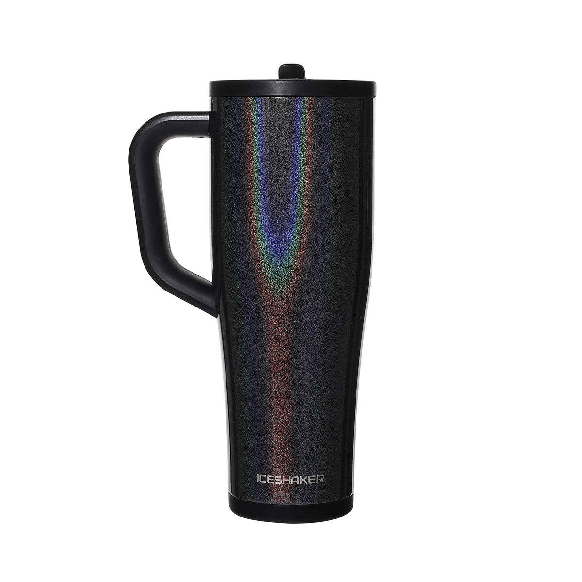 40oz Glitter Black Legend Tumbler, front view