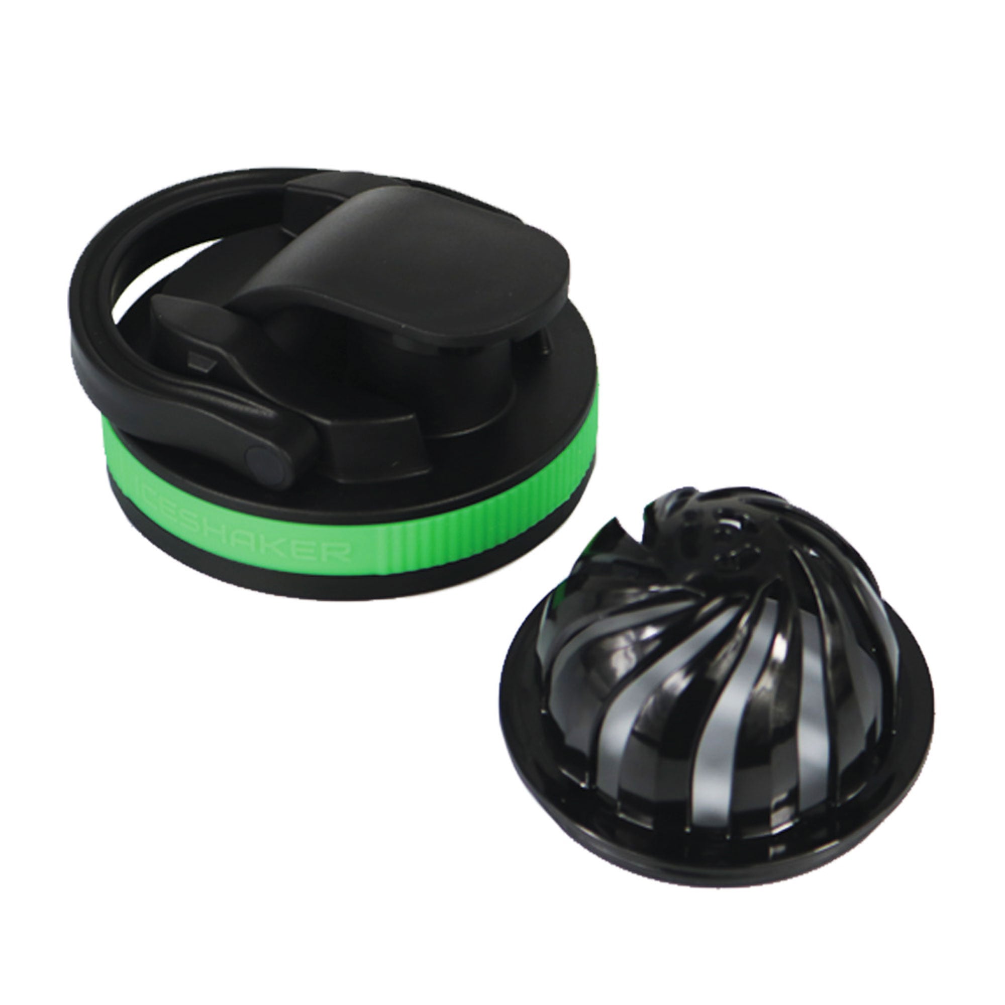 26oz Shaker Lid + Agitator Combo - Black Lid with Dragon Green Band