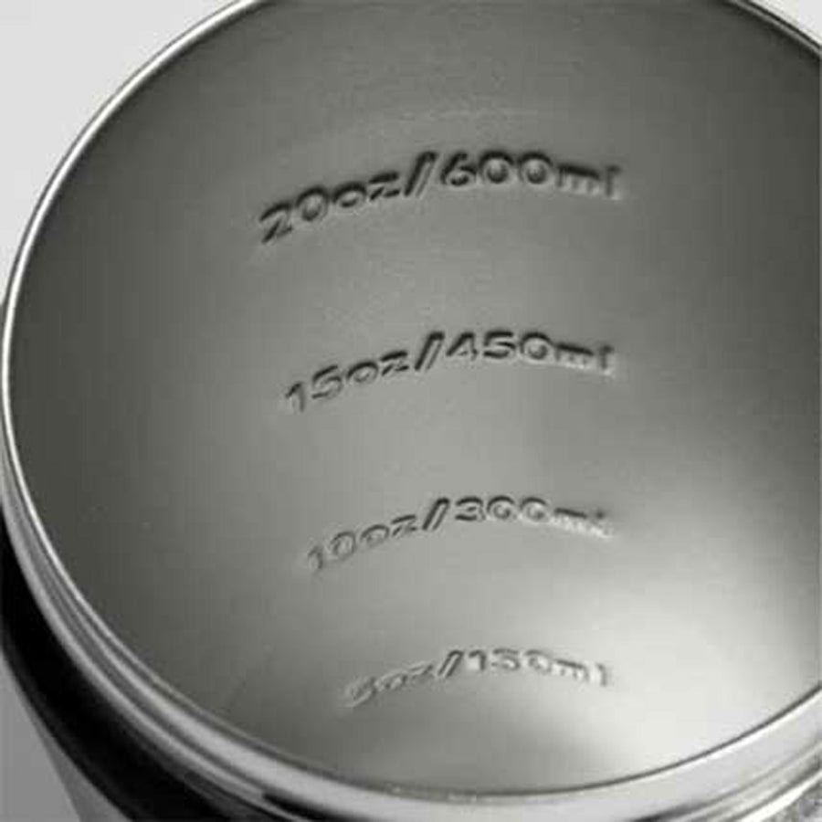 Measurement lines inside the Ice Shaker