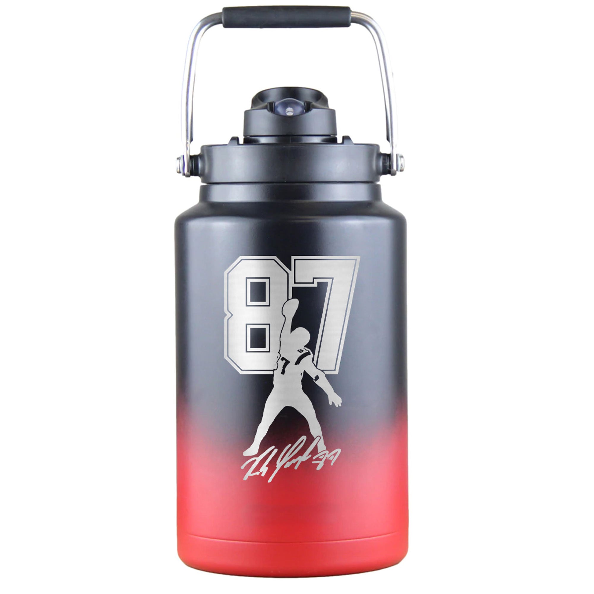 Gronk Signature Edition One Gallon Jug - Red Black Ombre