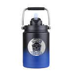 FIT2SERVE Navy Black Ombre Half Gallon Ice Shaker Jug
