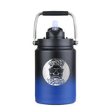 FIT2SERVE Navy Black Ombre Half Gallon Ice Shaker Jug