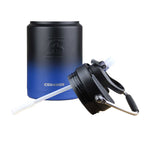 FIT2SERVE Navy Black Ombre Half Gallon Ice Shaker Jug