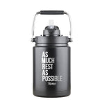 As Much Rest As Possible FIT2SERVE Black Half Gallon Jug