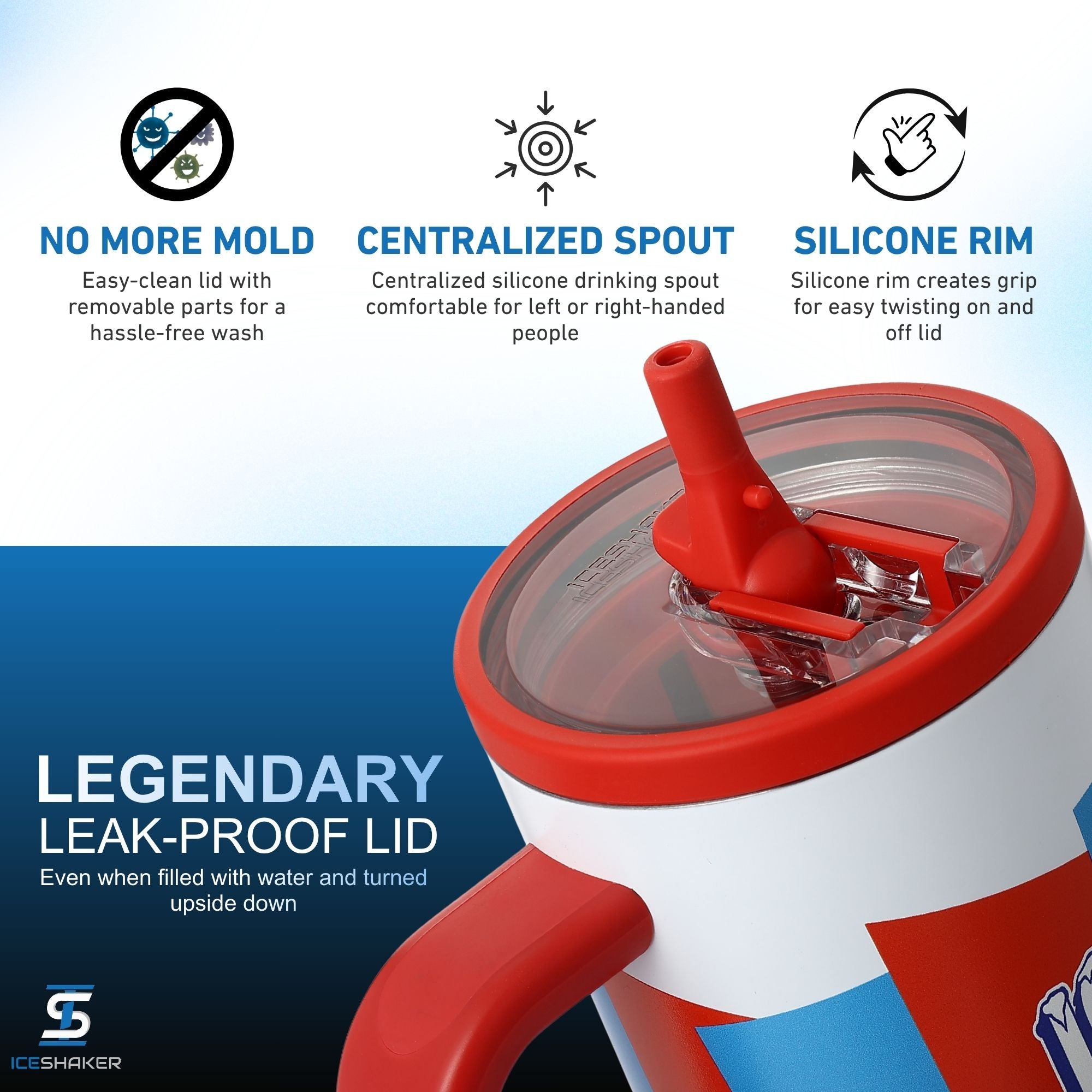 32oz Legend Series Stainless Steel Shaker, ICEE | Ice Shaker