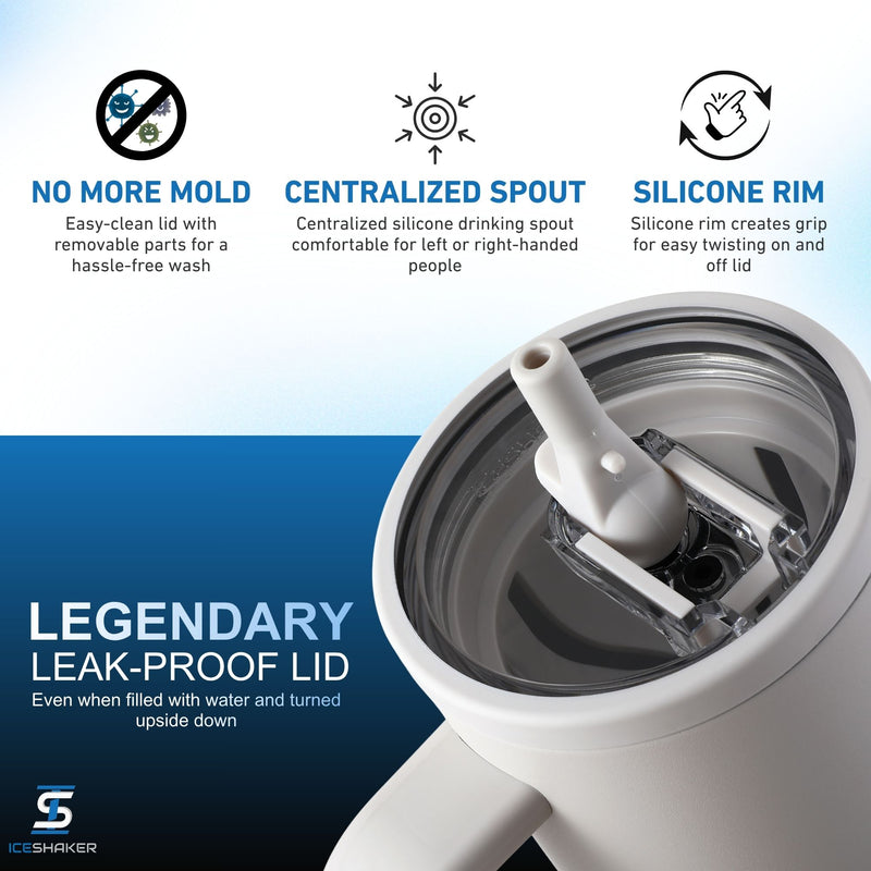 Sandy Beach Legend Series 40oz Shaker Bottle | Ice shaker