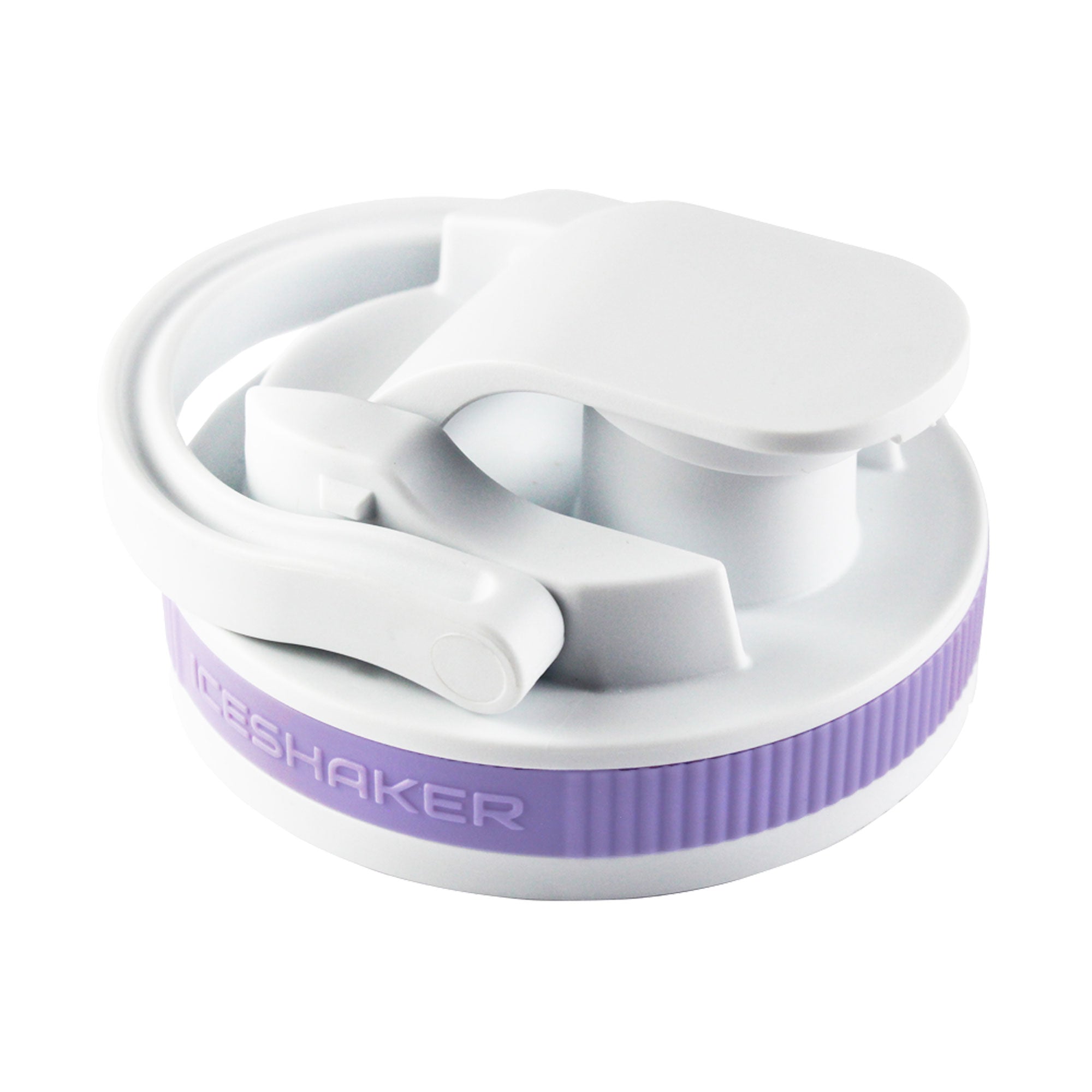 26oz Shaker Lid - White Lid with Mermaid Band
