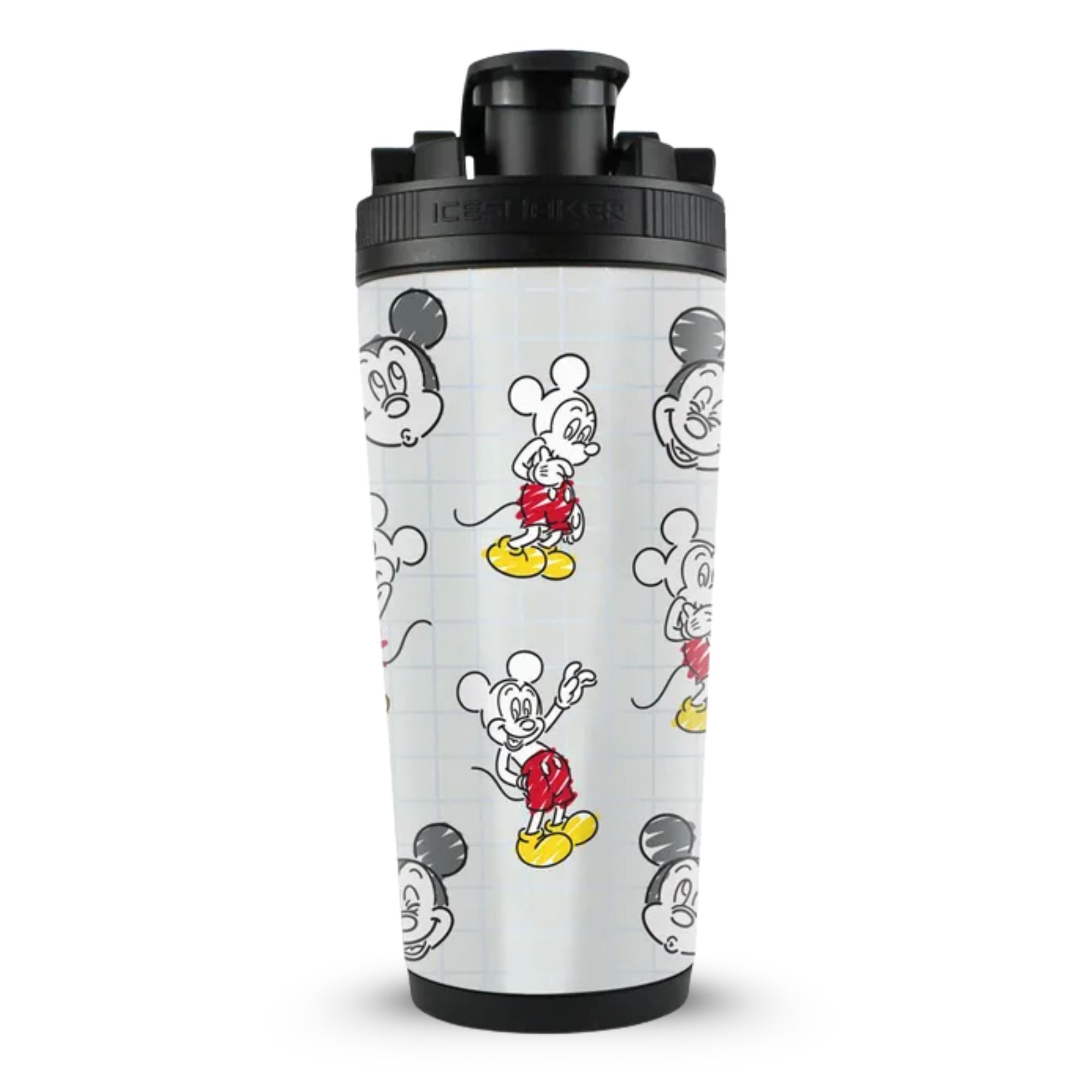 Disney's Mickey Mouse Drawings 4D Shaker Bottle | Ice Shaker