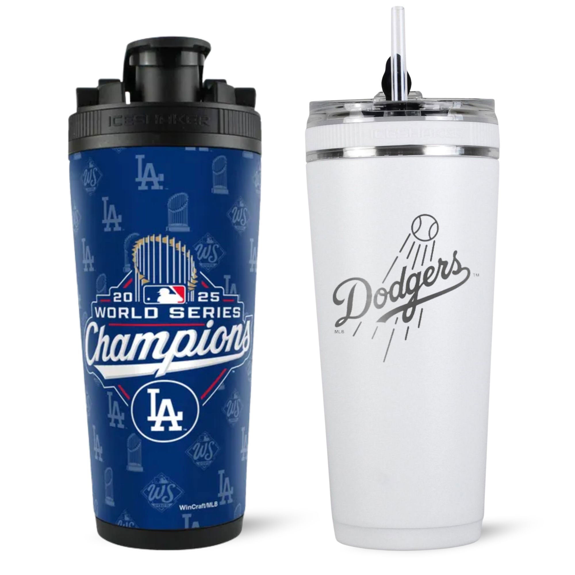 LA Dodgers 2025 World Series Champions Ice Shaker Flex Bundle