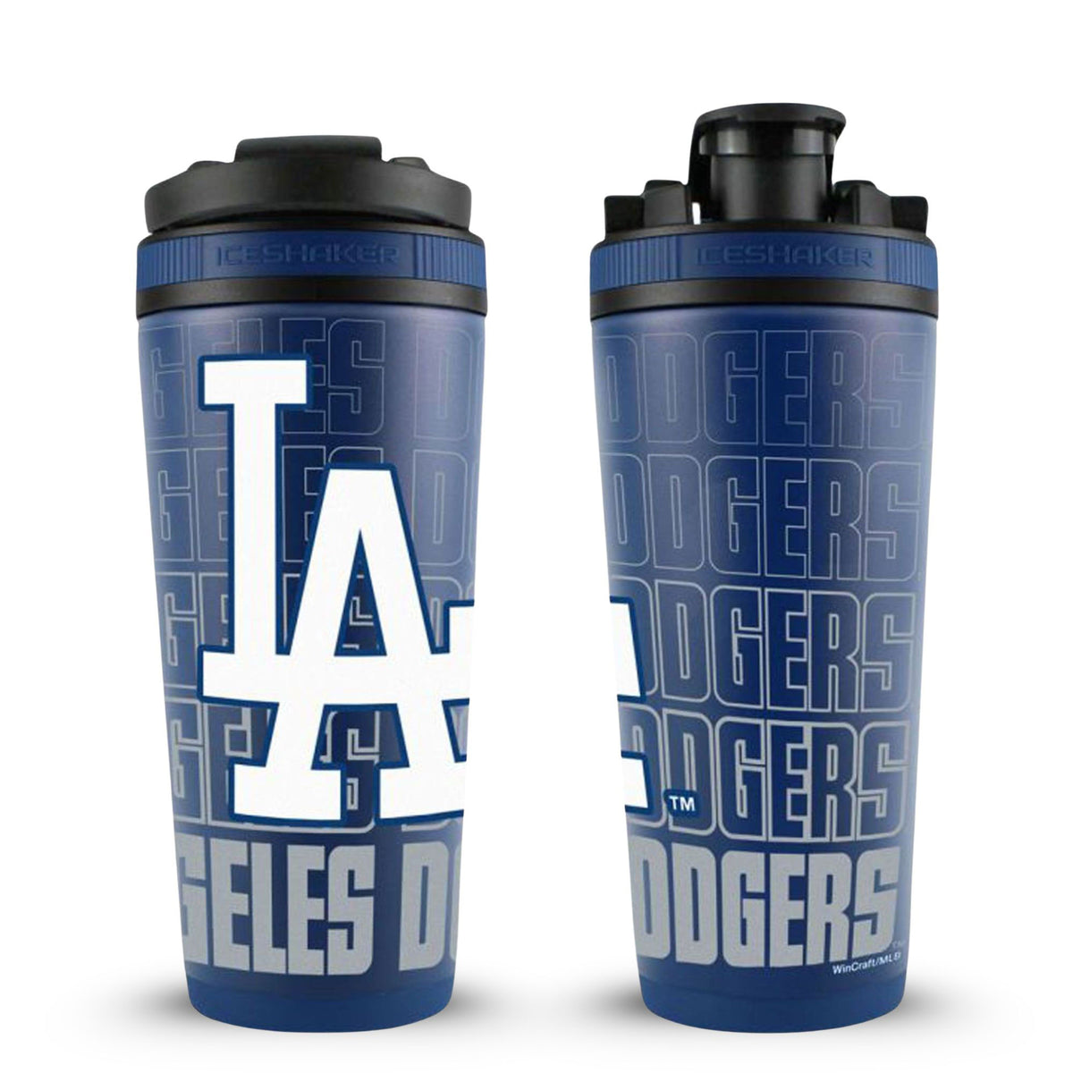 Official MLB Los Angeles Dodgers 4D Insulated Shaker Bottle | Ice 