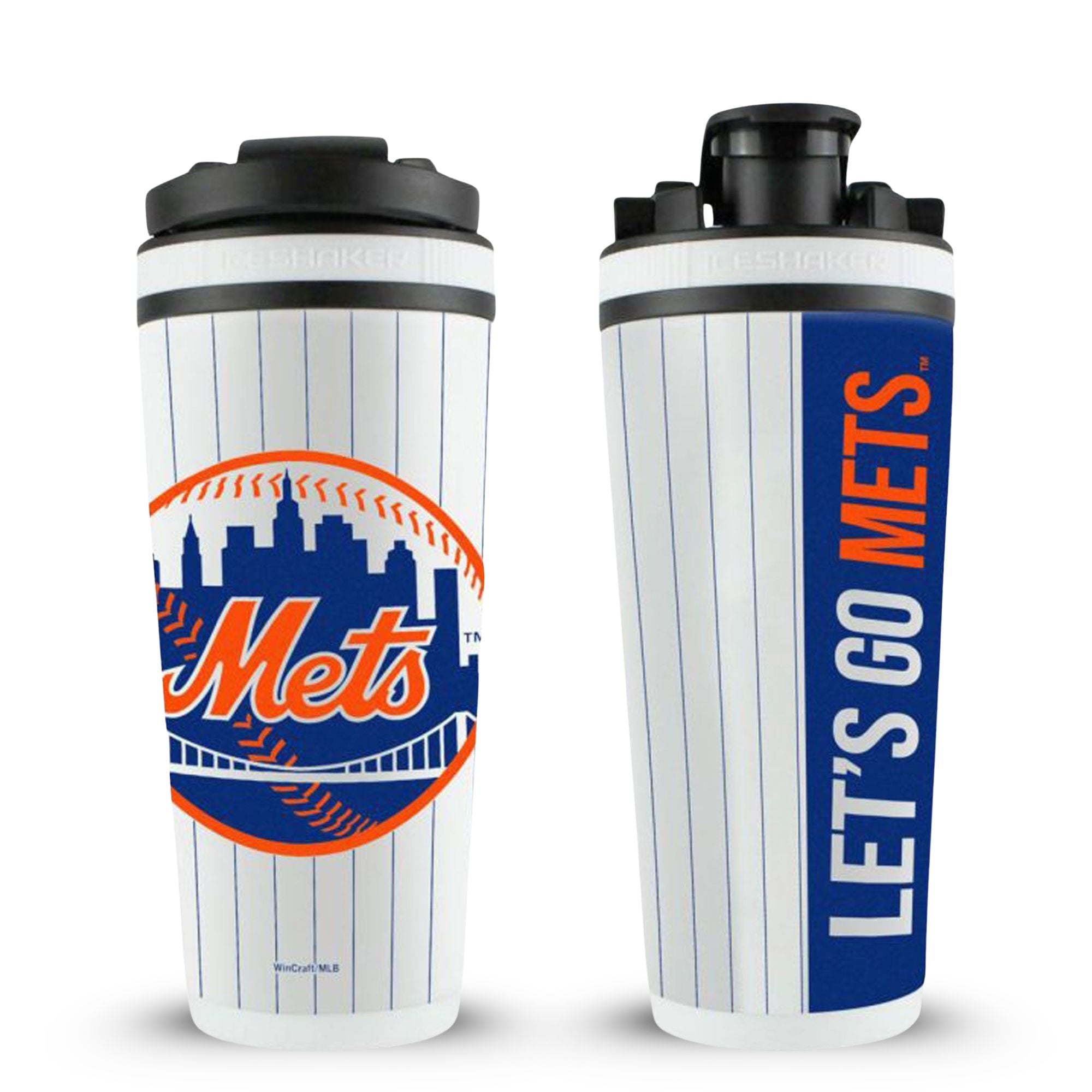 Official MLB New York Mets 4D Insulated Shaker Bottle | Ice Shaker