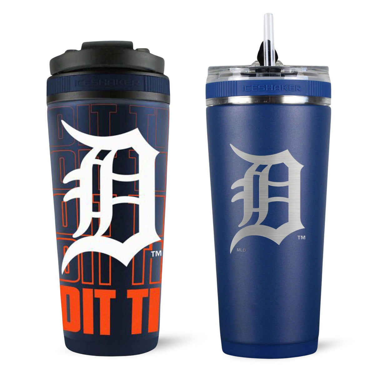 Detroit Tigers 4D Ice Shaker & Flex Bottle Bundle
