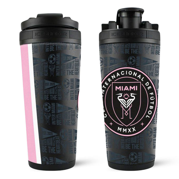 Official MLS Inter Miami CF 4D Shaker Bottle | Ice Shaker