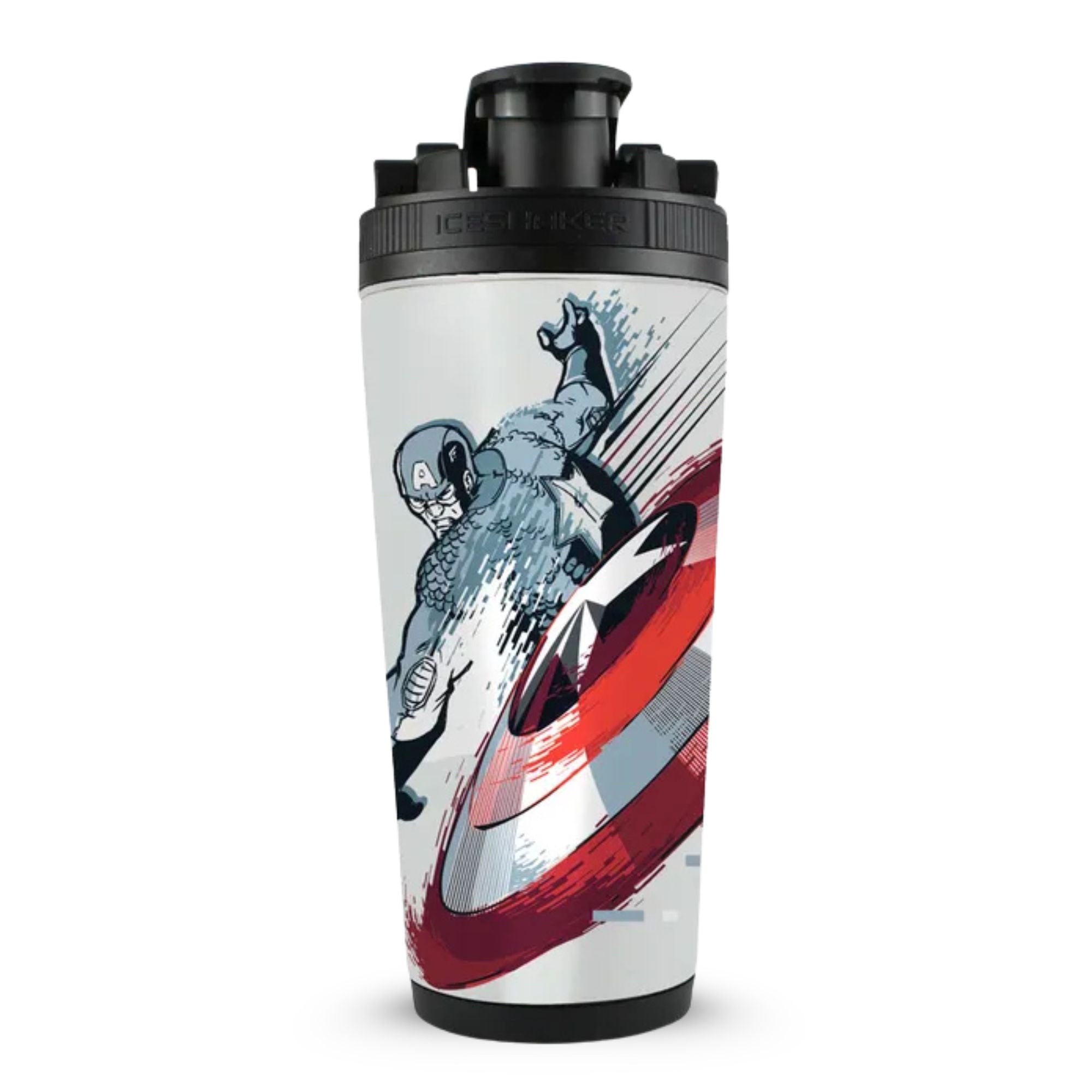 Captain America Shield Throw Stainless Steel Water Bottle | Ice Shaker