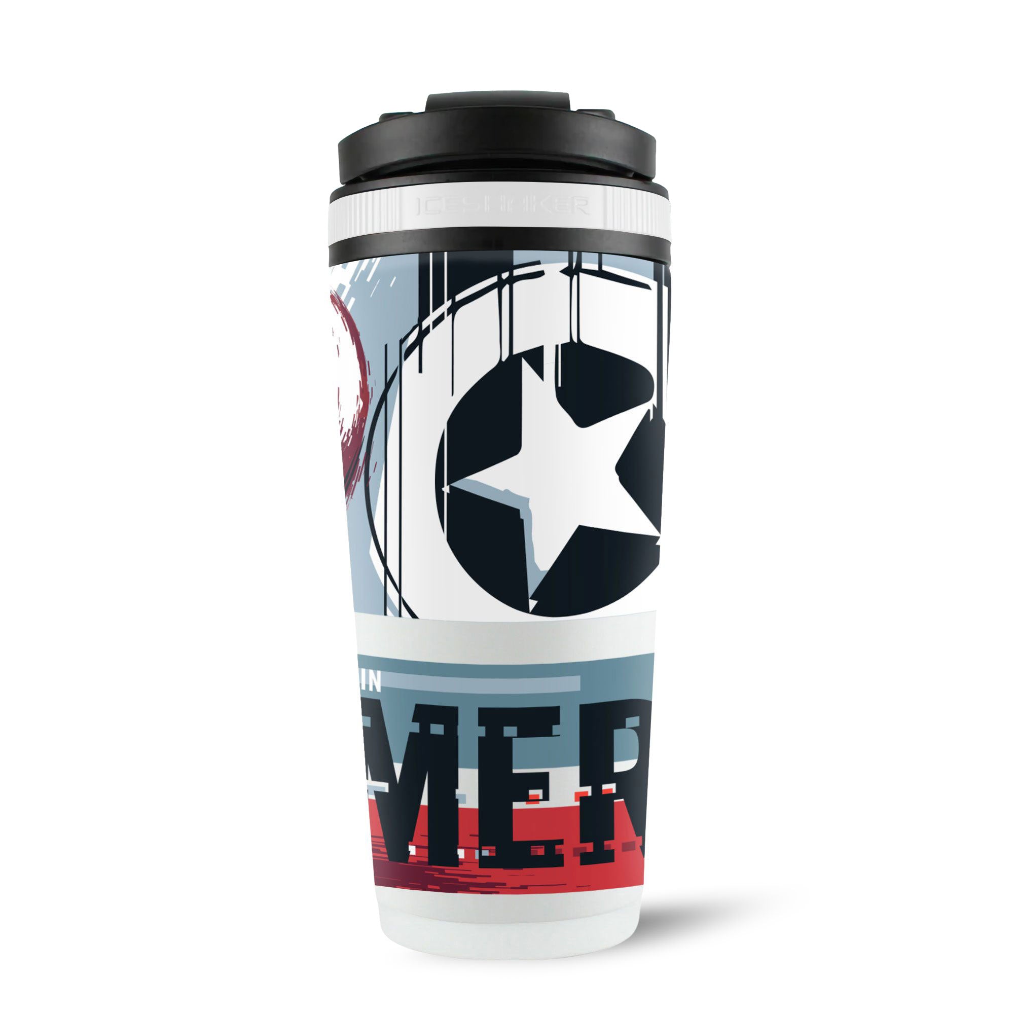 Marvel Captain America Shield Throw 4D Ice Shaker