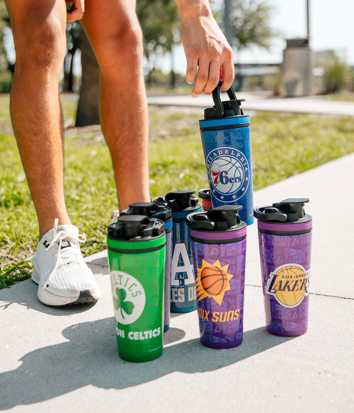 celtics game water bottle