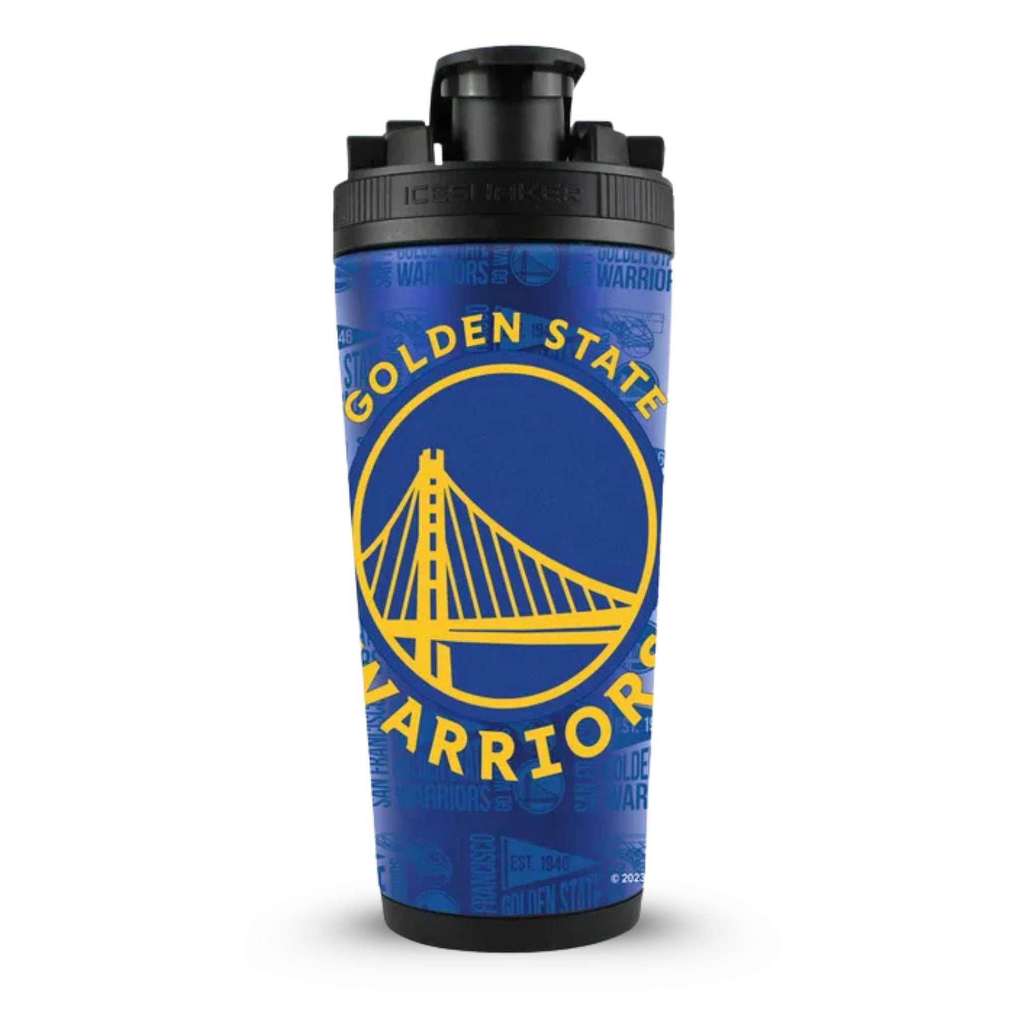 Official NBA Golden State Warriors 4D Shaker Bottle | Ice Shaker