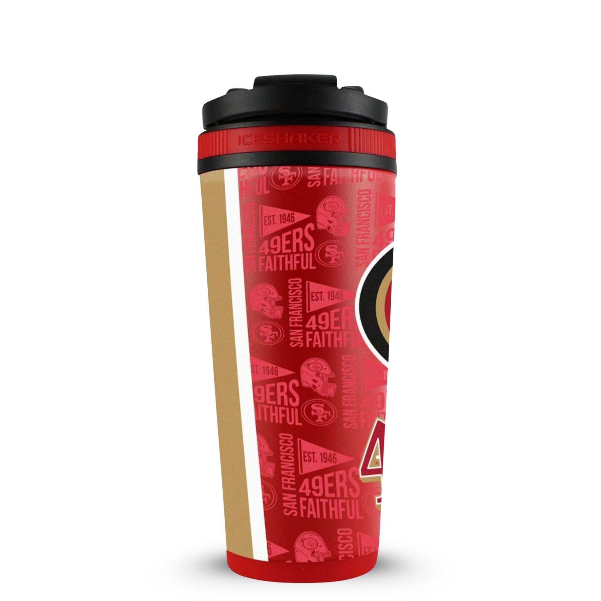 San Francisco 49ers 26oz Insulated Shaker Bottles | Ice Shaker