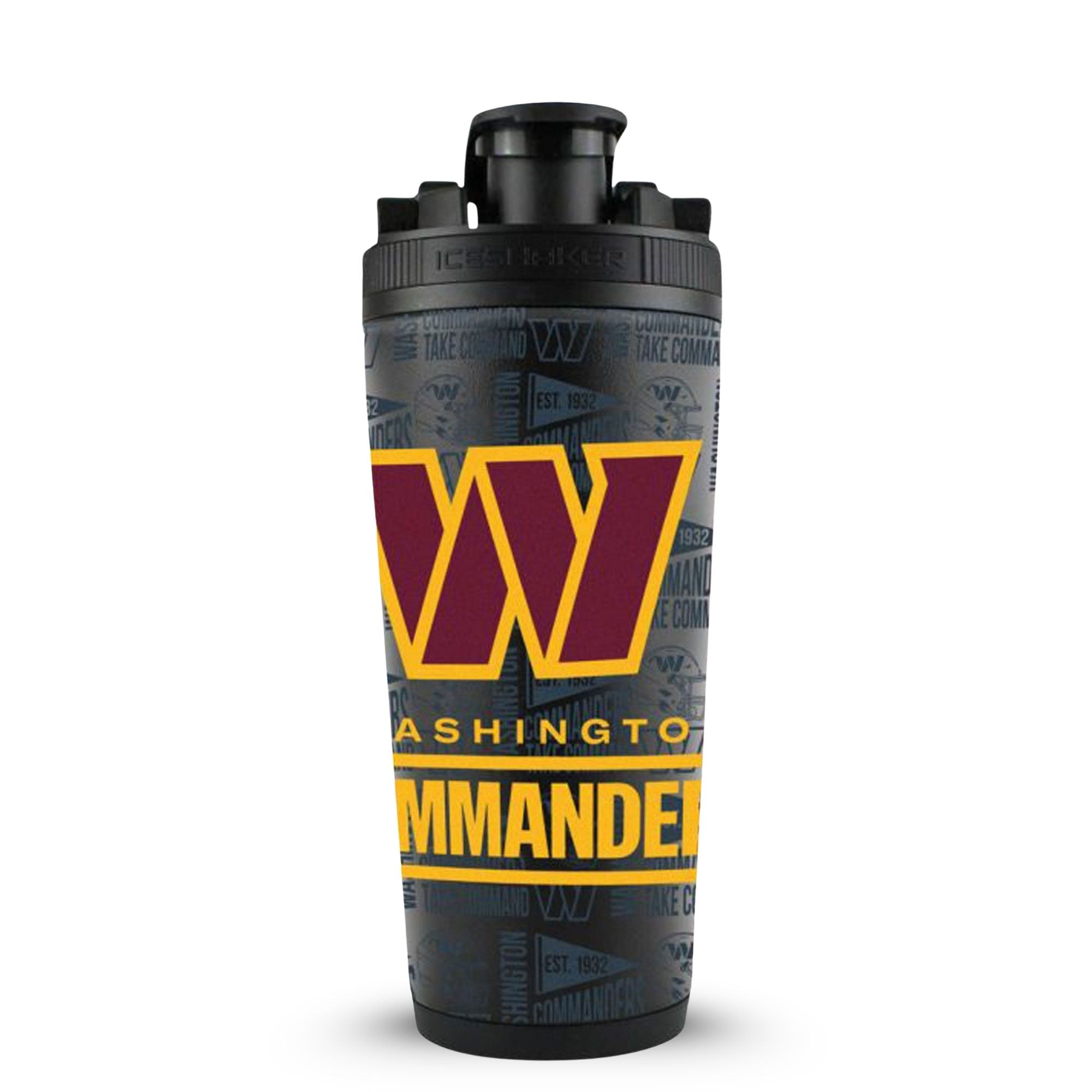 Officially Licensed Washington Commanders 26oz Ice Shaker
