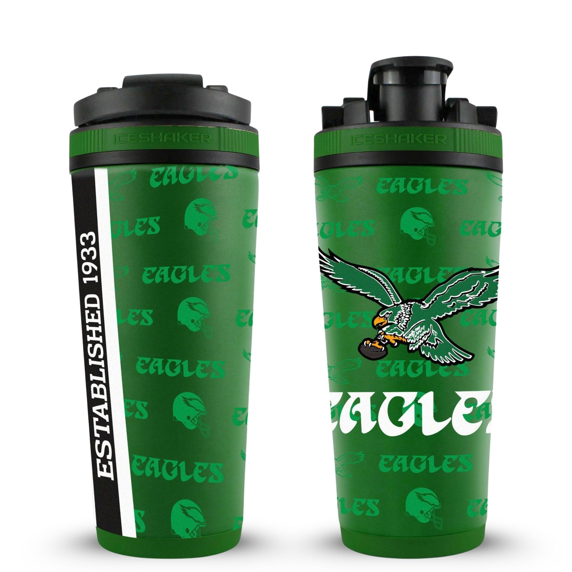 Official NFL Vintage Philadelphia Eagles 4D Insulated Shaker Bottle