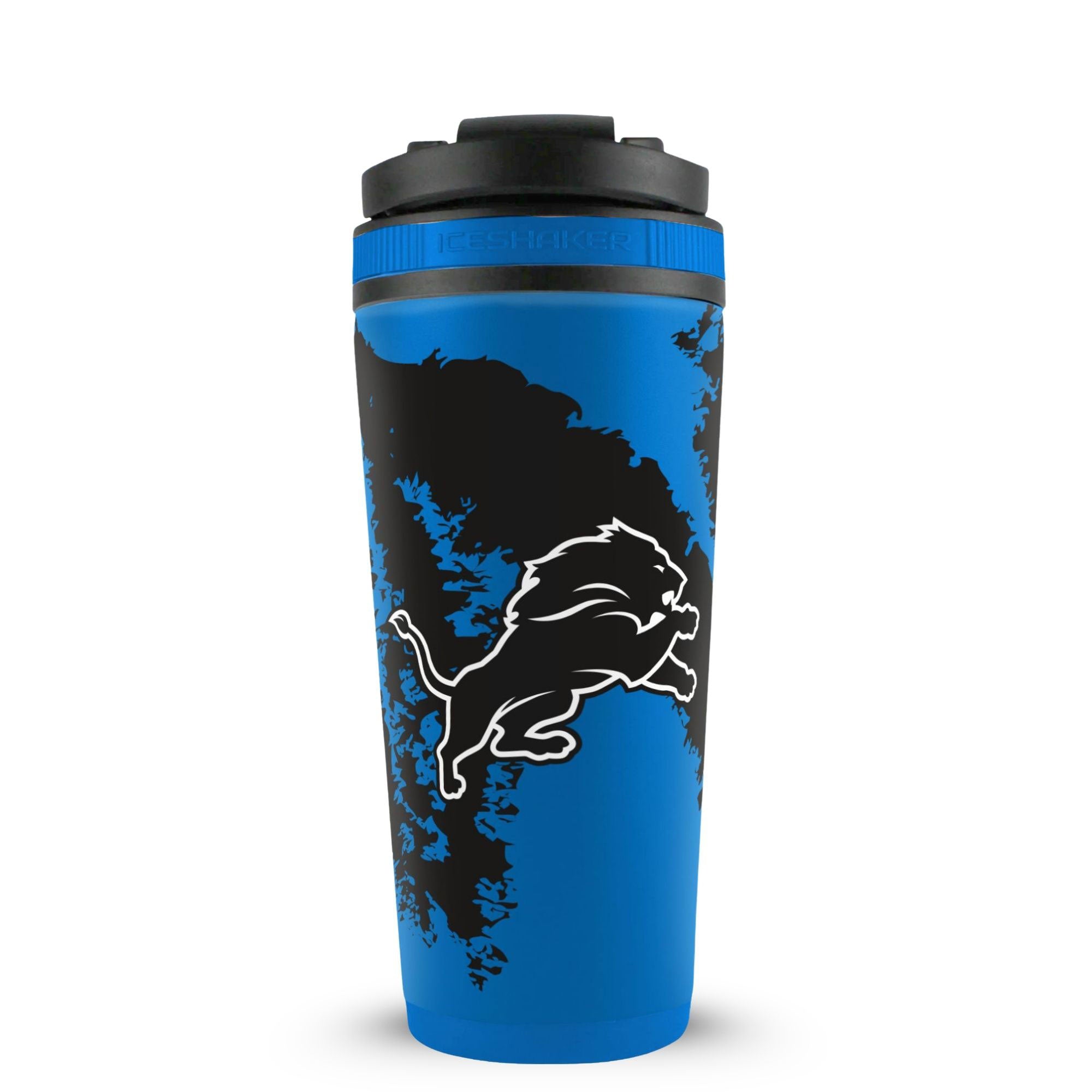 Officially Licensed Detroit Lions Black Lion 26oz 4D Ice Shaker