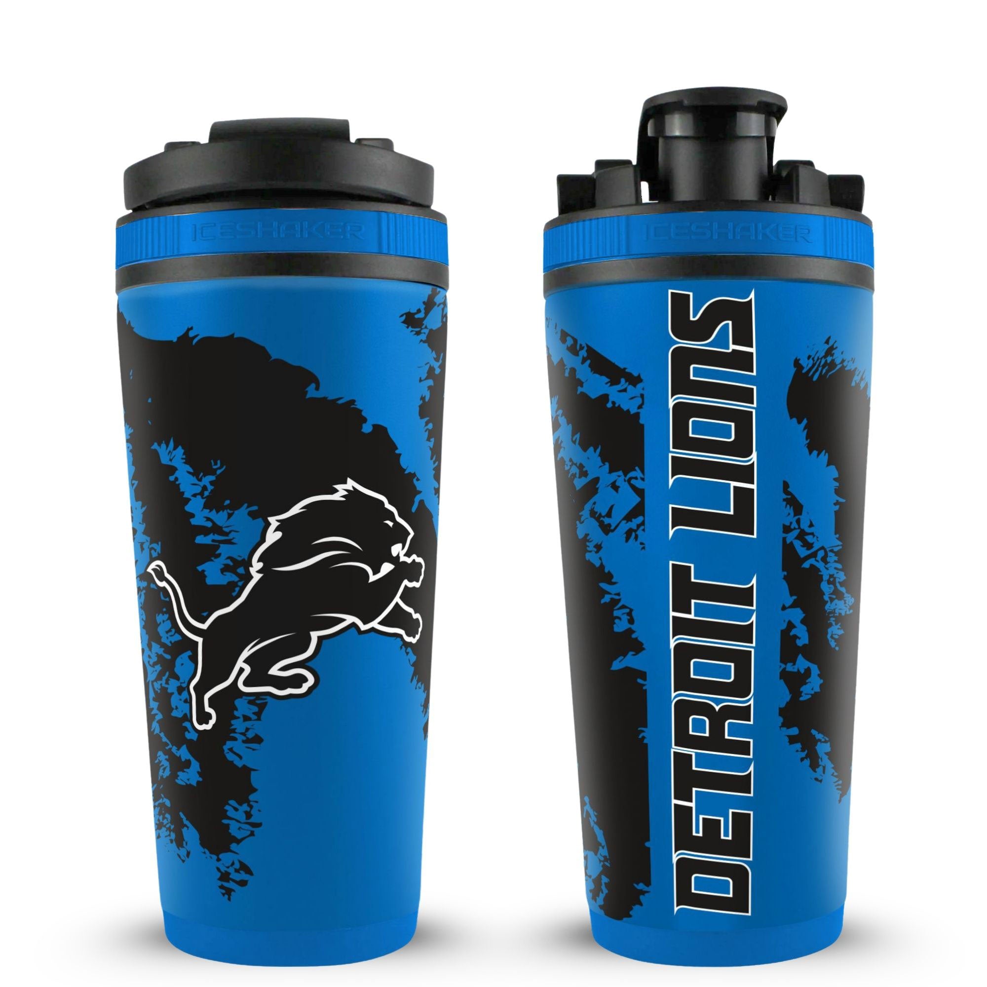 Officially Licensed Detroit Lions Black Lion 26oz 4D Ice Shaker