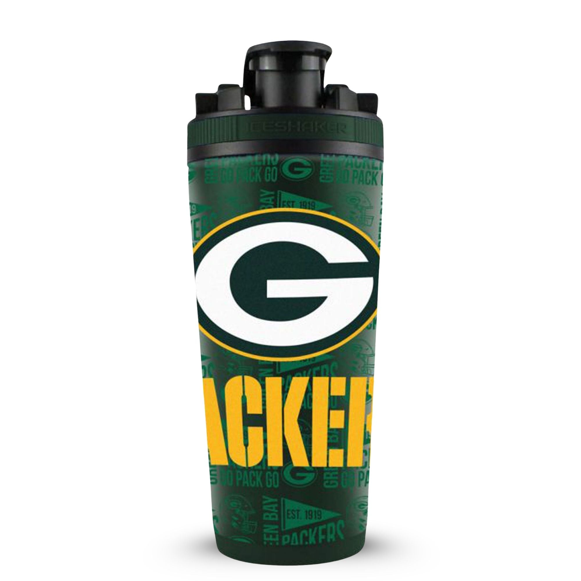 Officially Licensed Green Bay Packers 26oz Ice Shaker