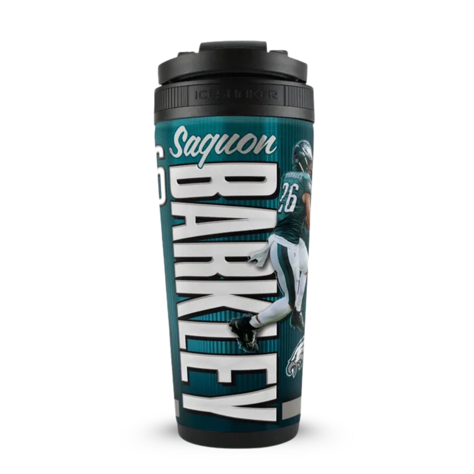 Official Saquon Barkley Philadelphia Eagles 4D 26oz Ice Shaker