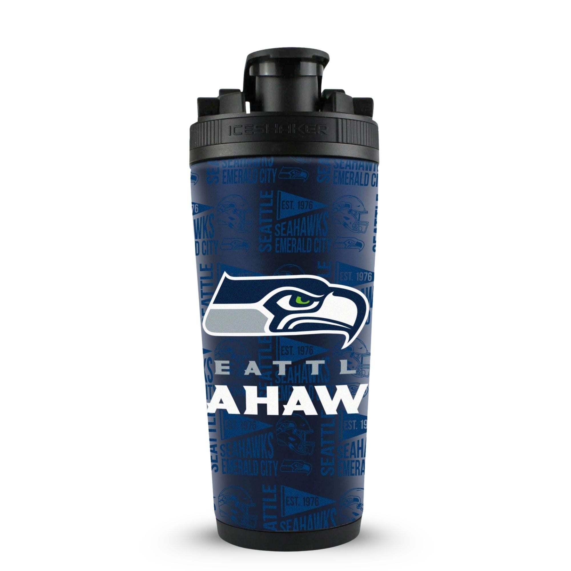 Officially Licensed Seattle Seahawks 26oz Ice Shaker