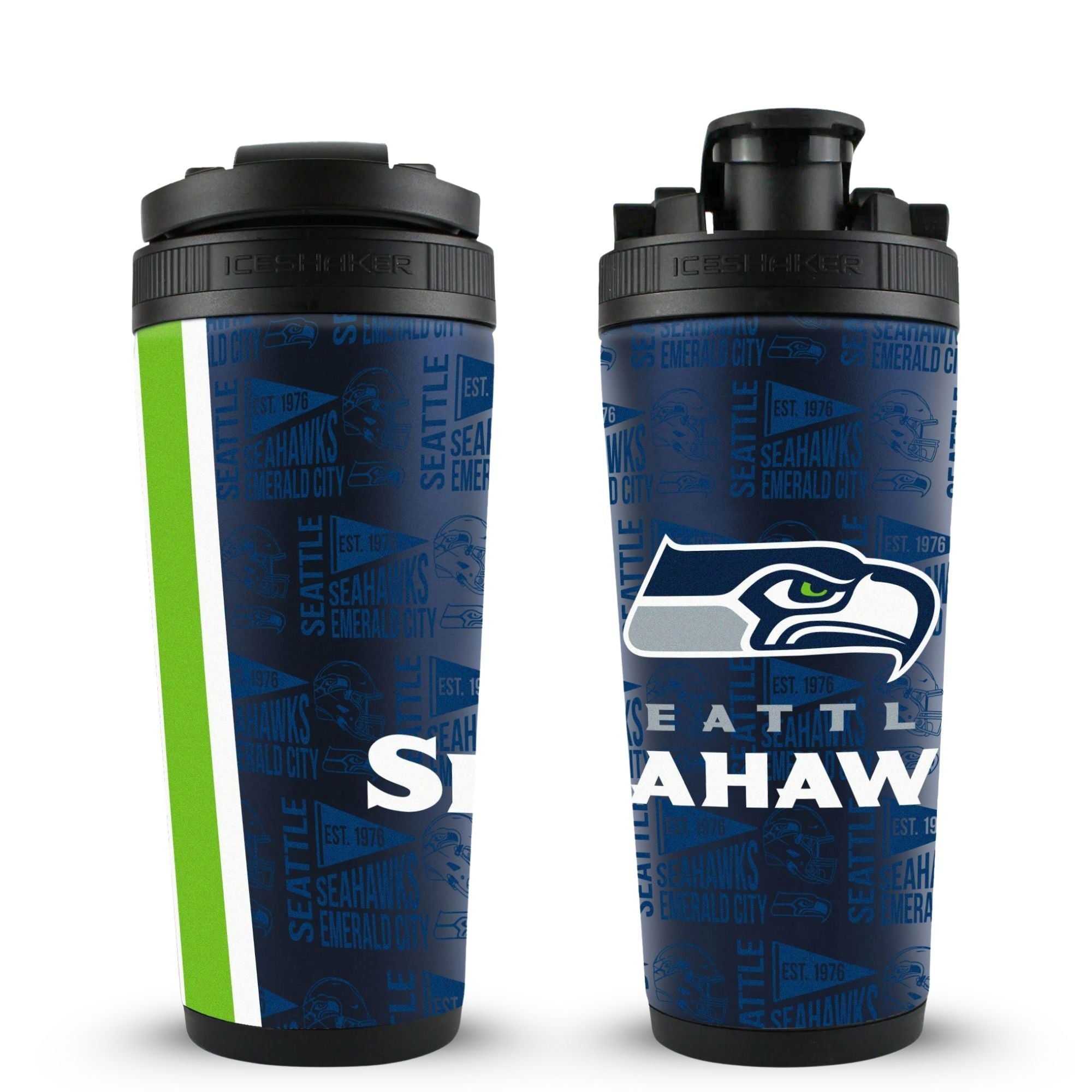 Officially Licensed Seattle Seahawks 26oz Ice Shaker