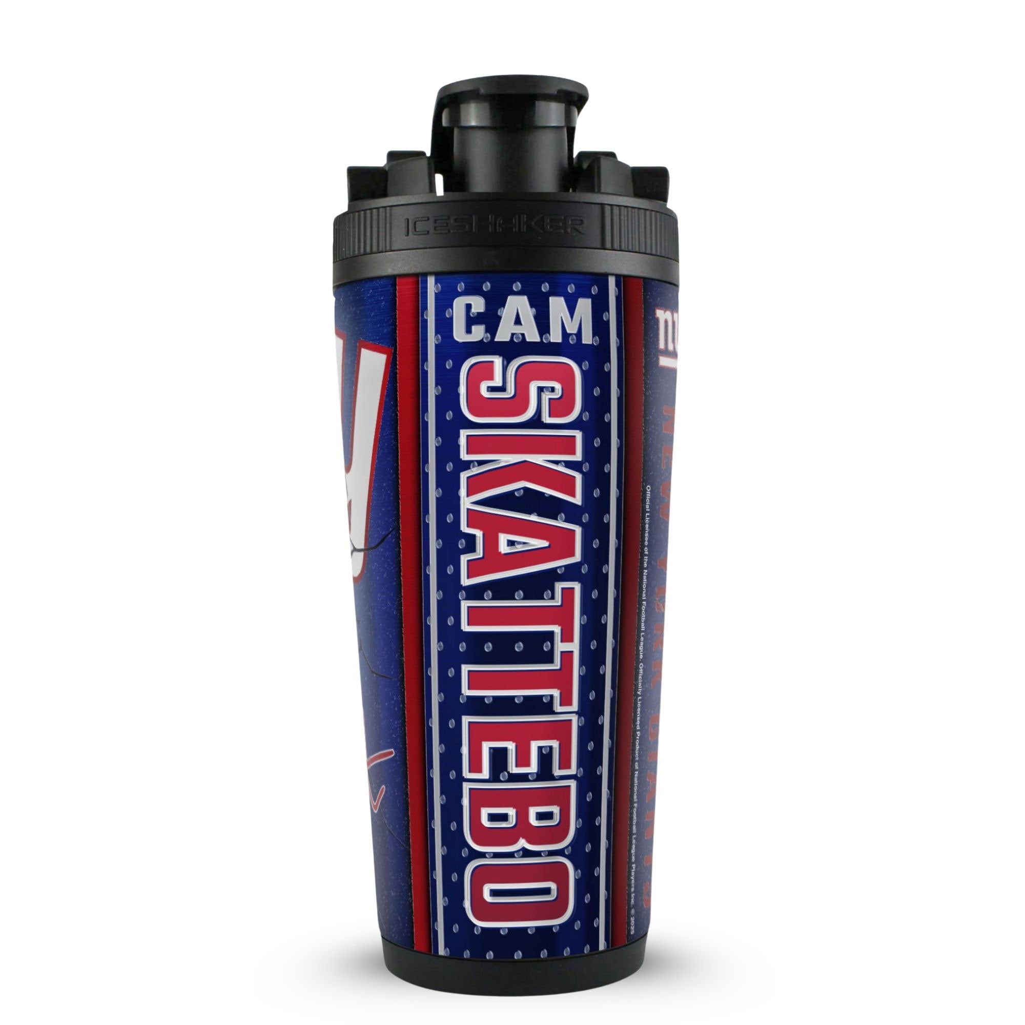 Official NFL New York Giants 26oz Insulated Bottle | Ice Shaker