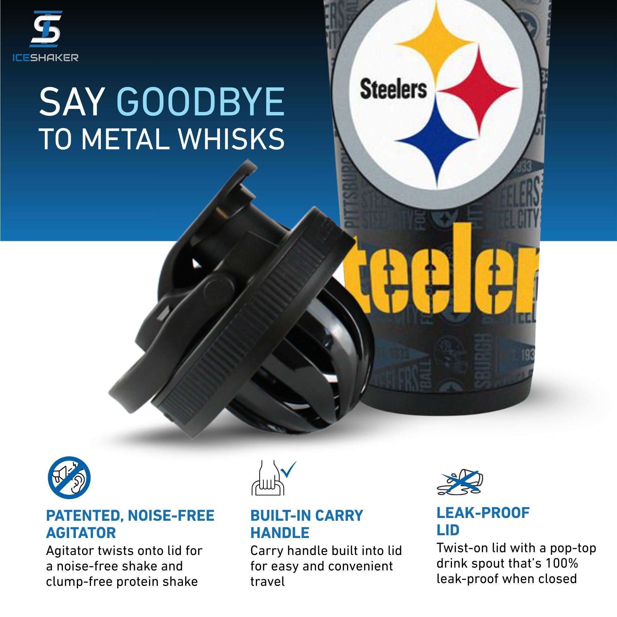Officially Licensed Pittsburgh Steelers 4D Ice Shaker