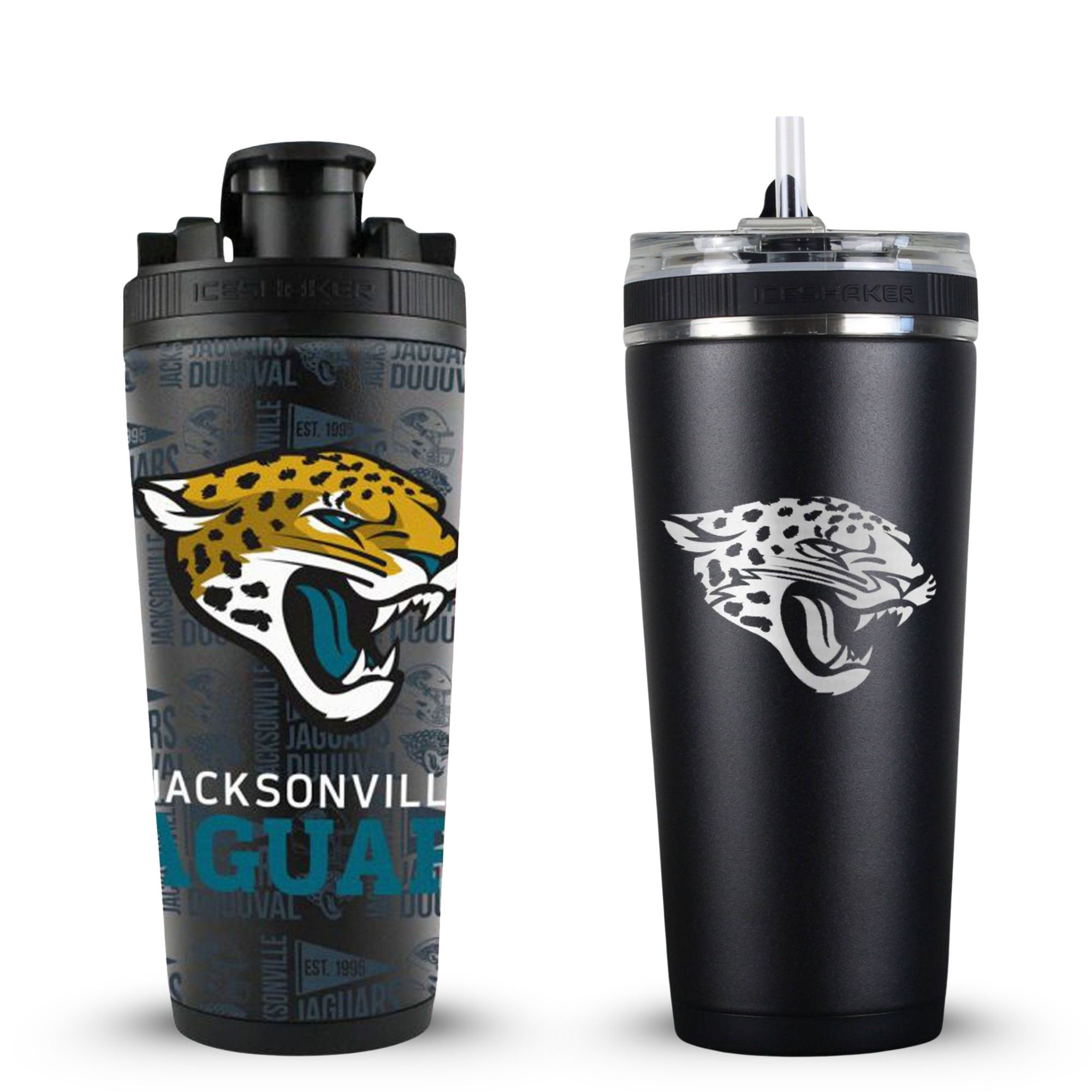 Jacksonville Jaguars 4D Shaker & Flex Bottle Bundle