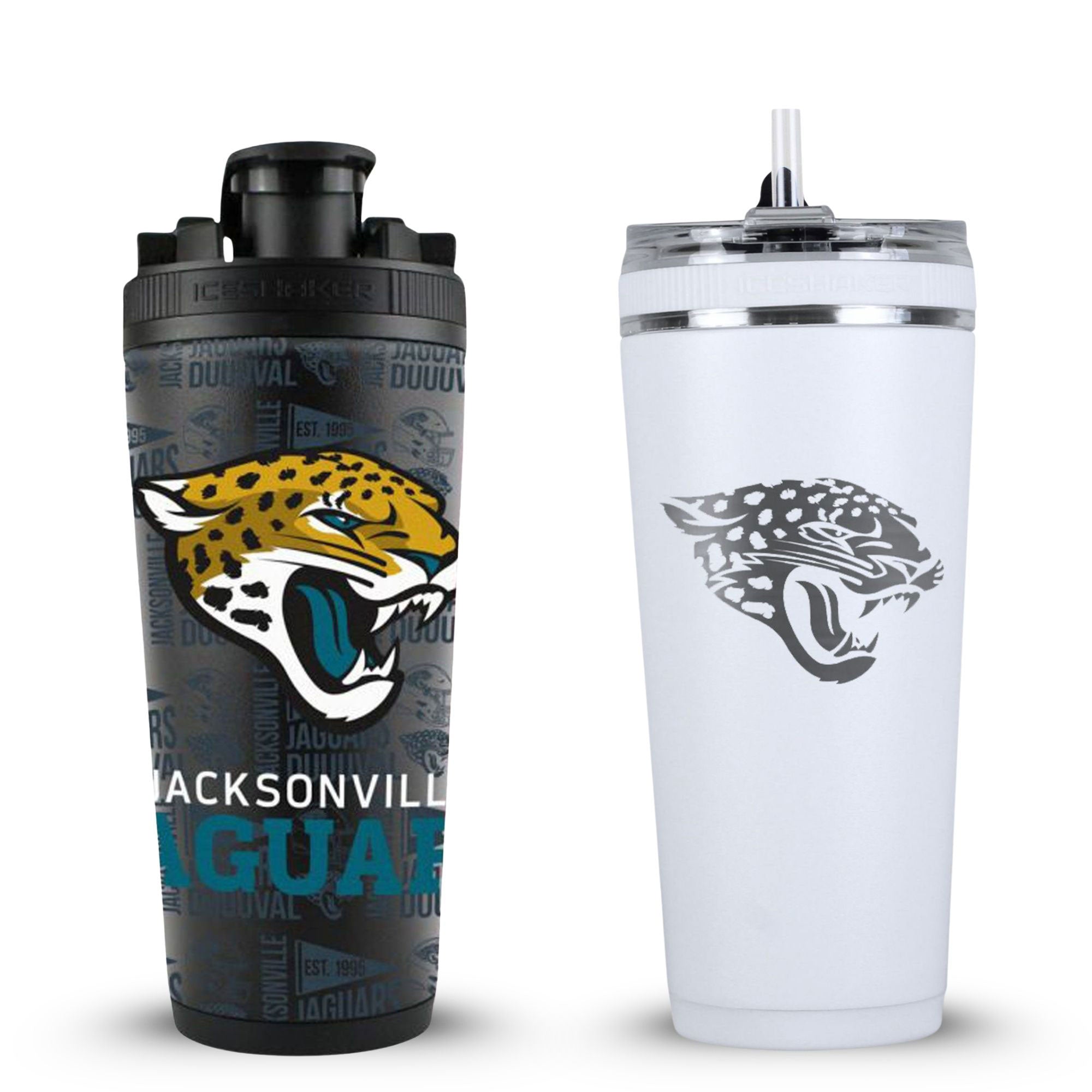 Jacksonville Jaguars 4D Shaker & Flex Bottle Bundle