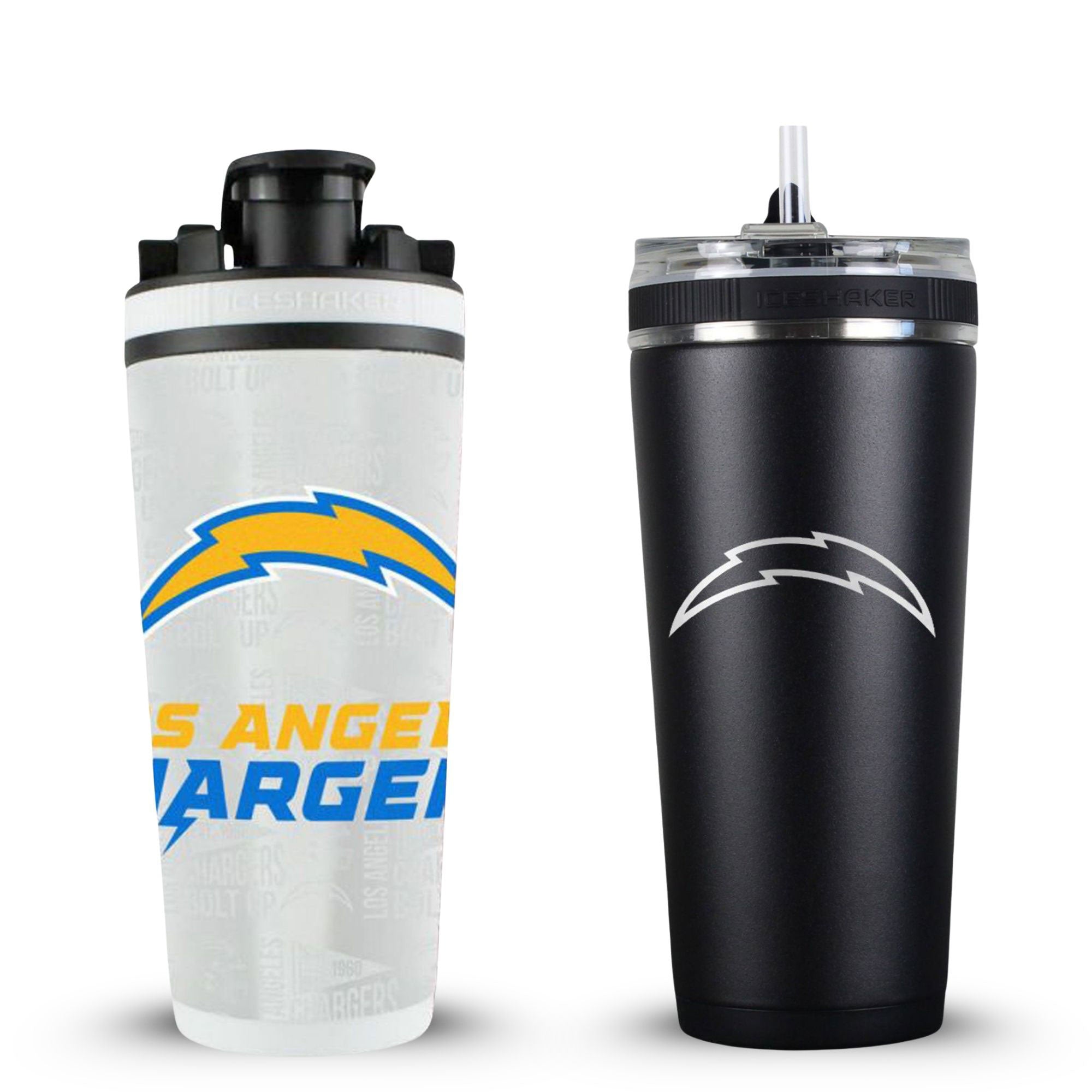 Los Angeles Chargers 4D Shaker & Flex Bottle Bundle