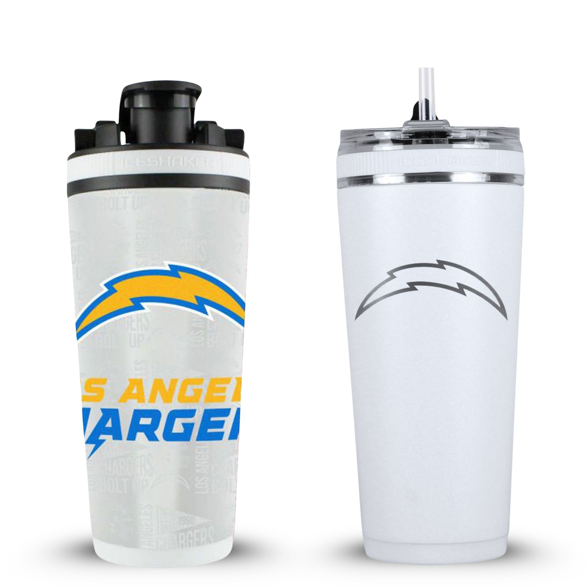 Los Angeles Chargers 4D Shaker & Flex Bottle Bundle
