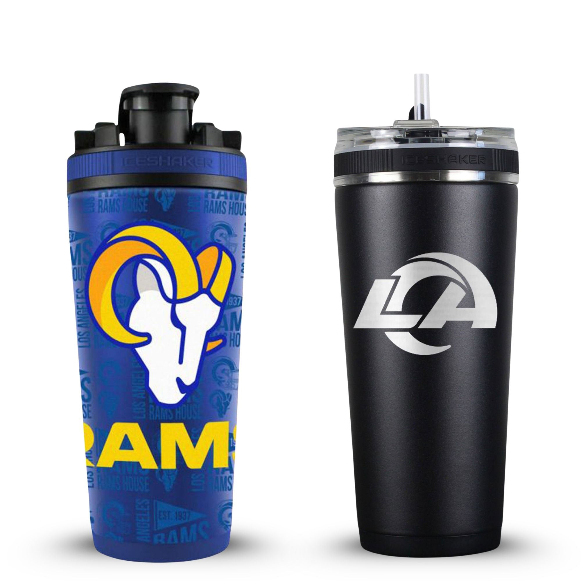 Los Angeles Rams 4D Shaker & Flex Bottle Bundle