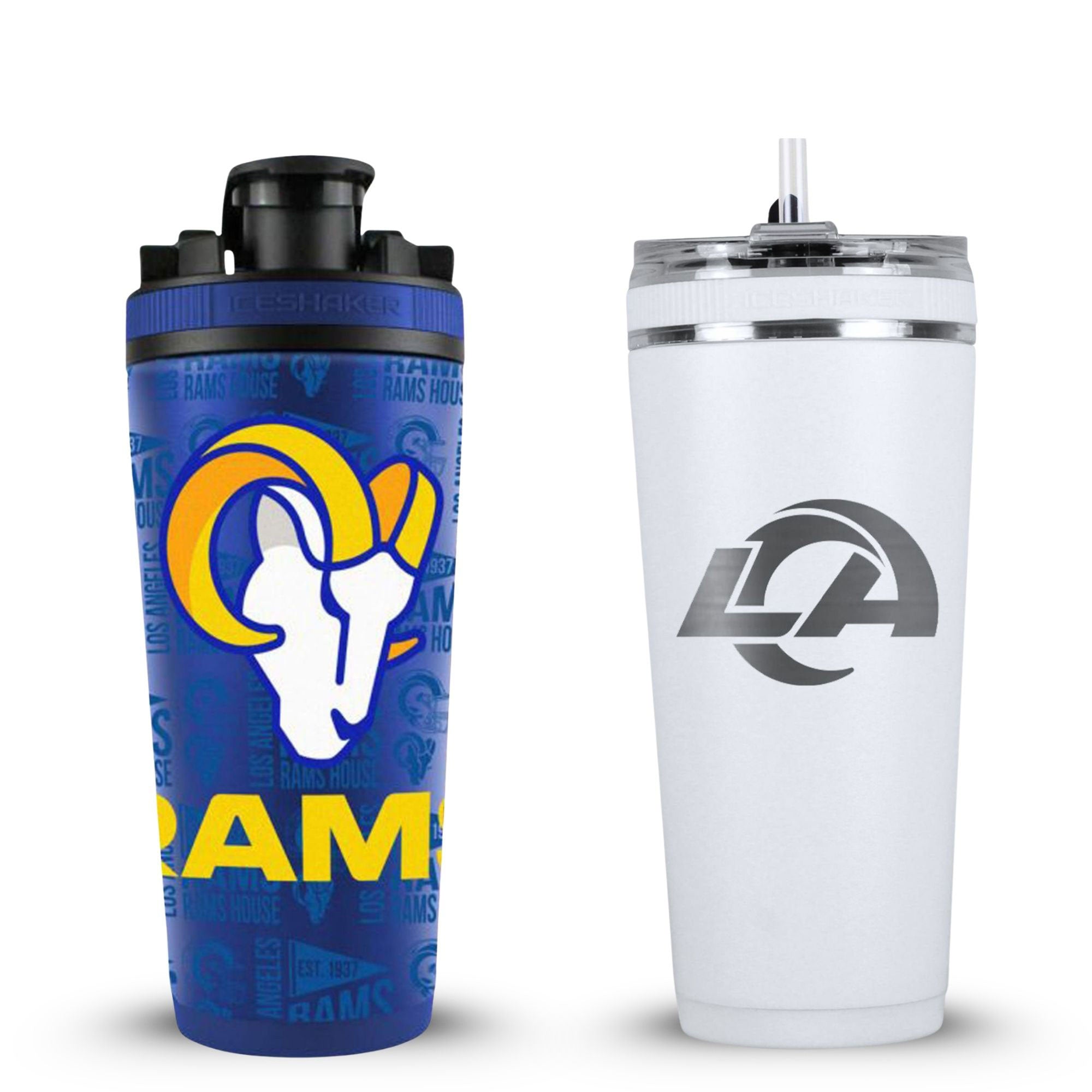 Los Angeles Rams 4D Shaker & Flex Bottle Bundle