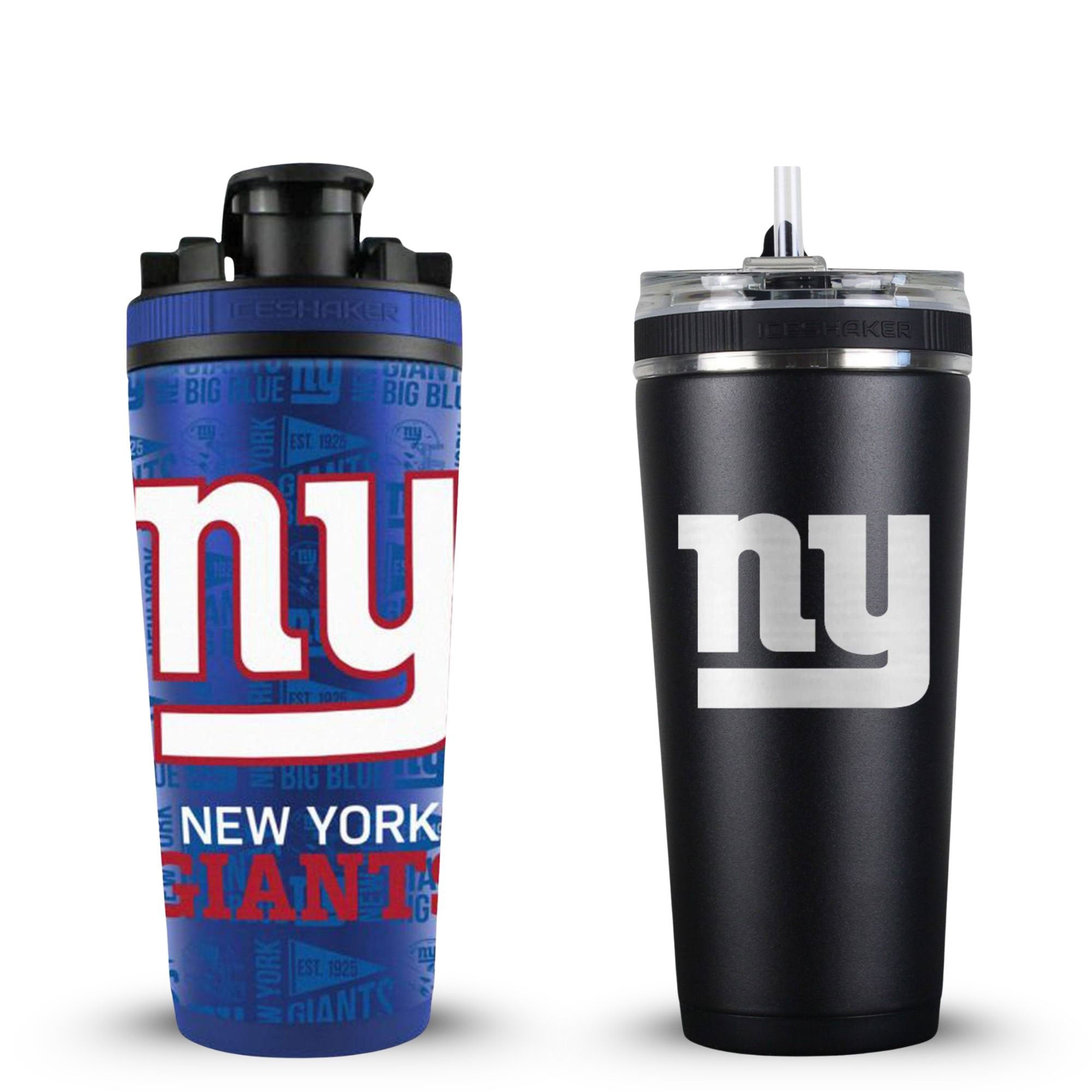 New York Giants 4D Shaker & Flex Bottle Bundle