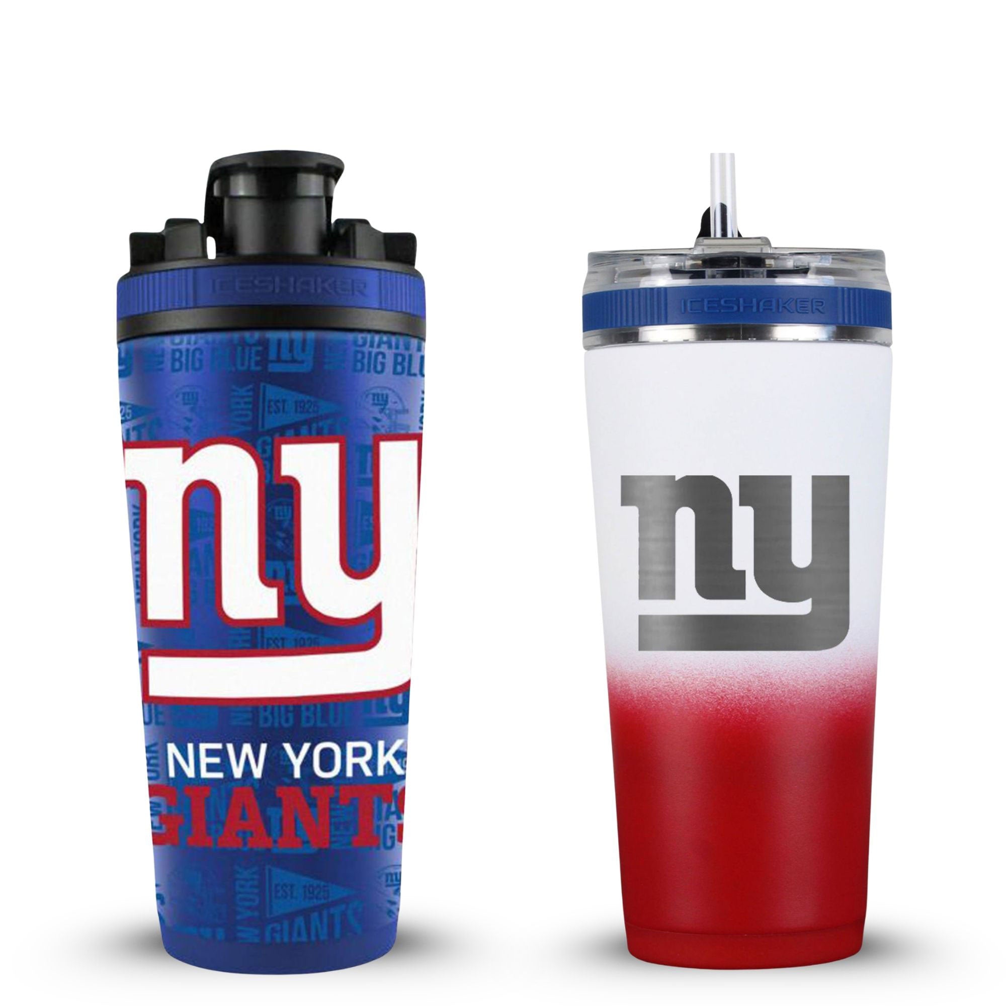 New York Giants 4D Shaker & Flex Bottle Bundle