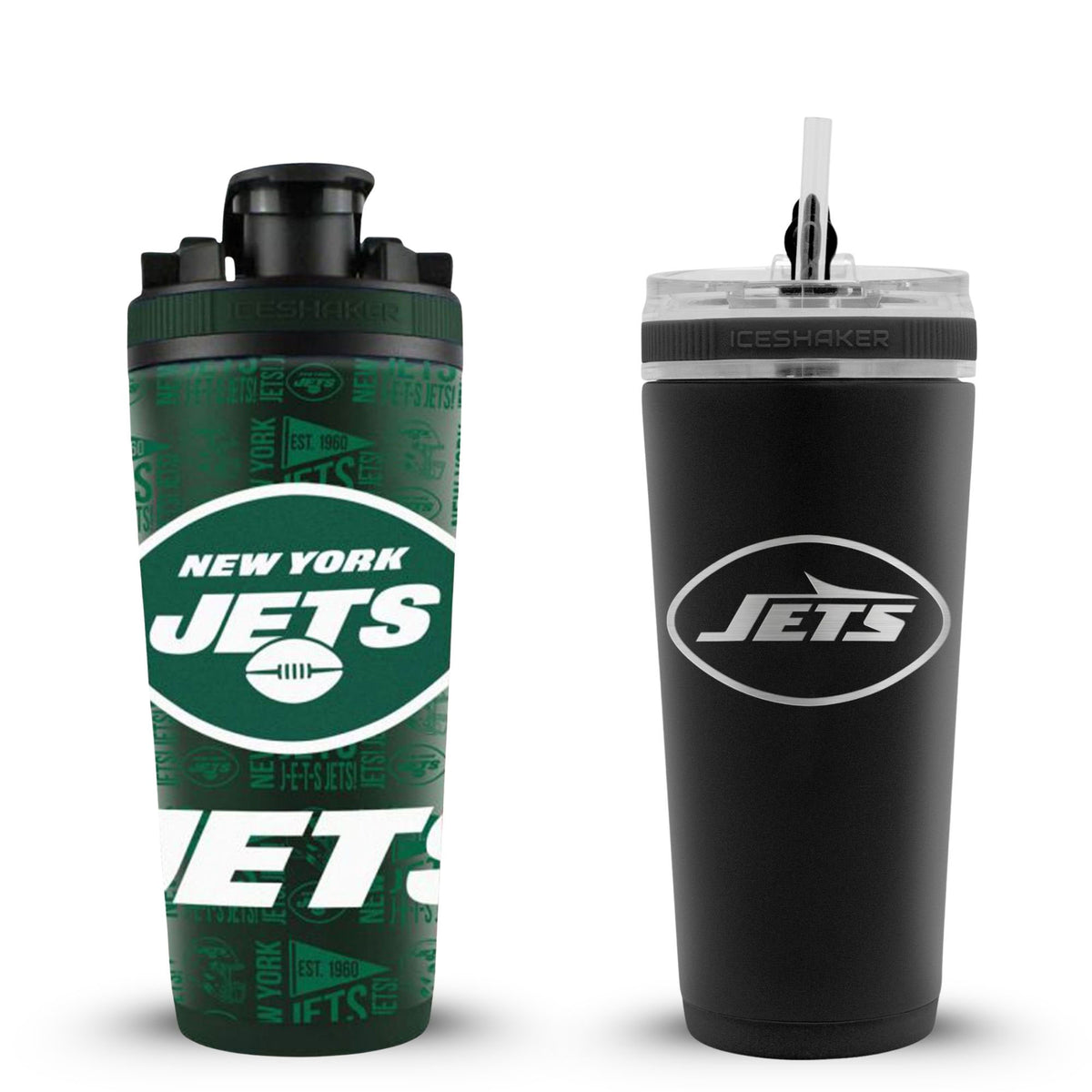 New York Jets 4D Shaker & Flex Bottle Bundle