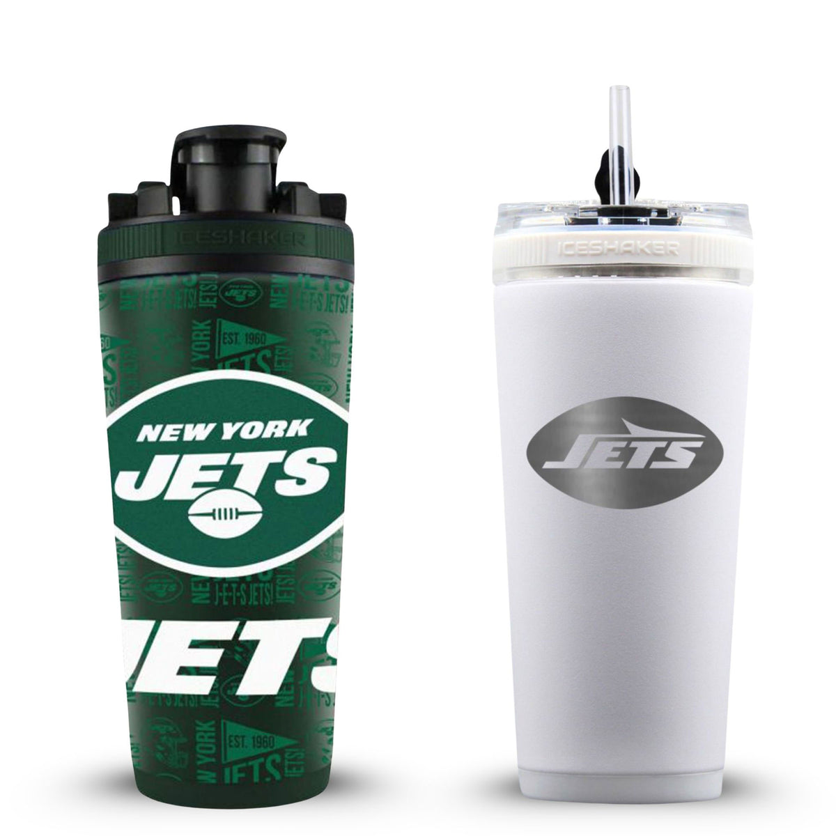 New York Jets 4D Shaker & Flex Bottle Bundle