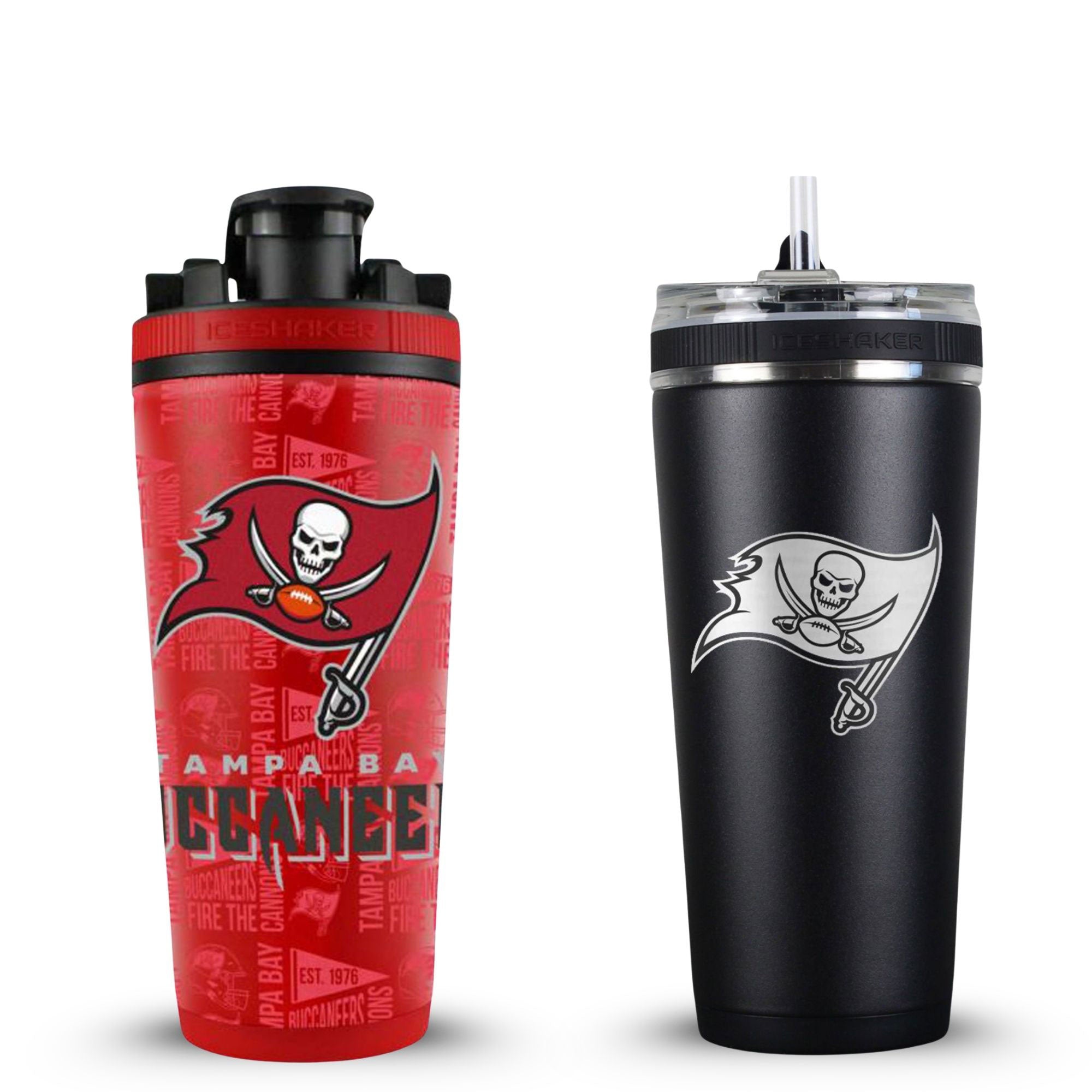 Tampa Bay Buccaneers 4D Shaker & Flex Bottle Bundle