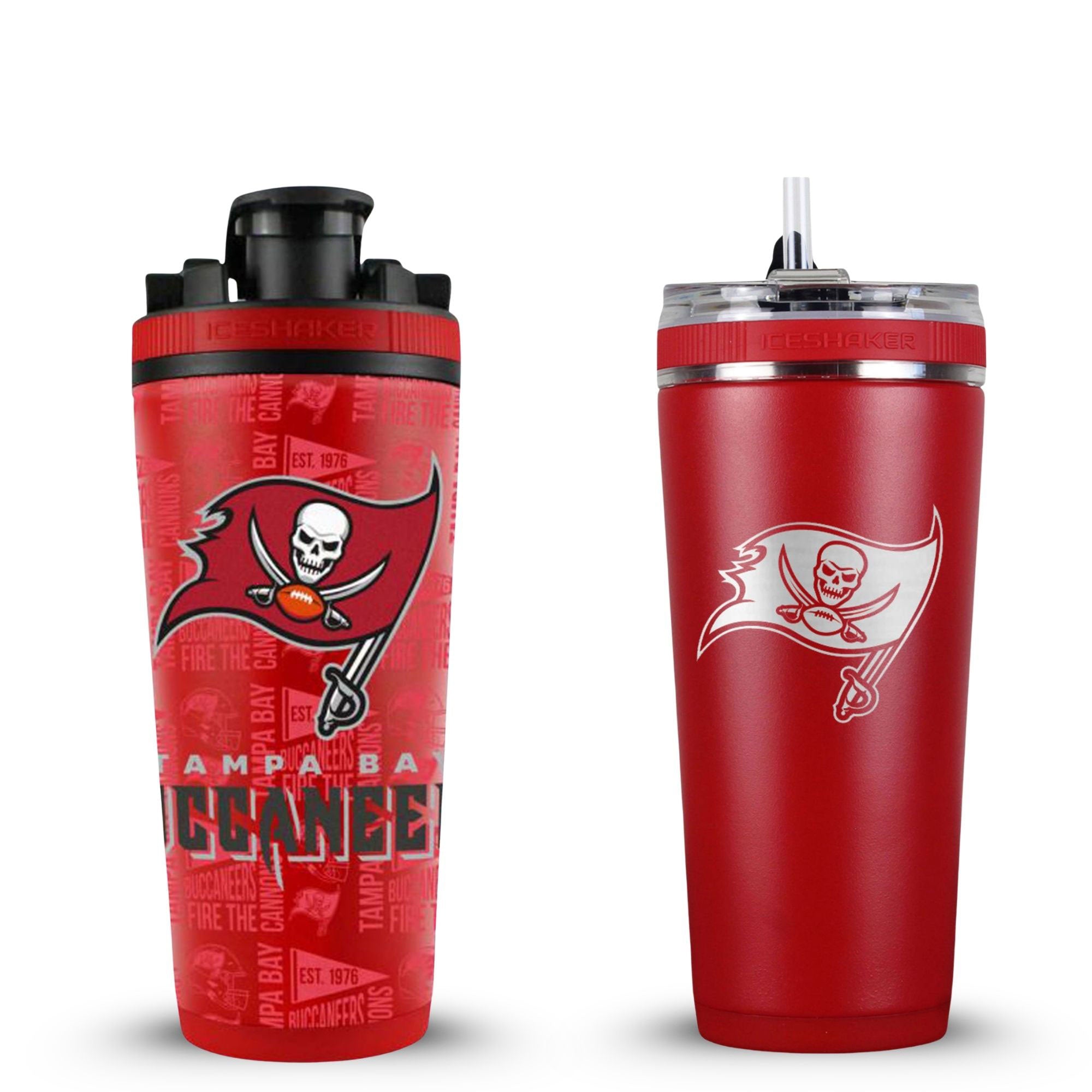 Tampa Bay Buccaneers 4D Shaker & Flex Bottle Bundle