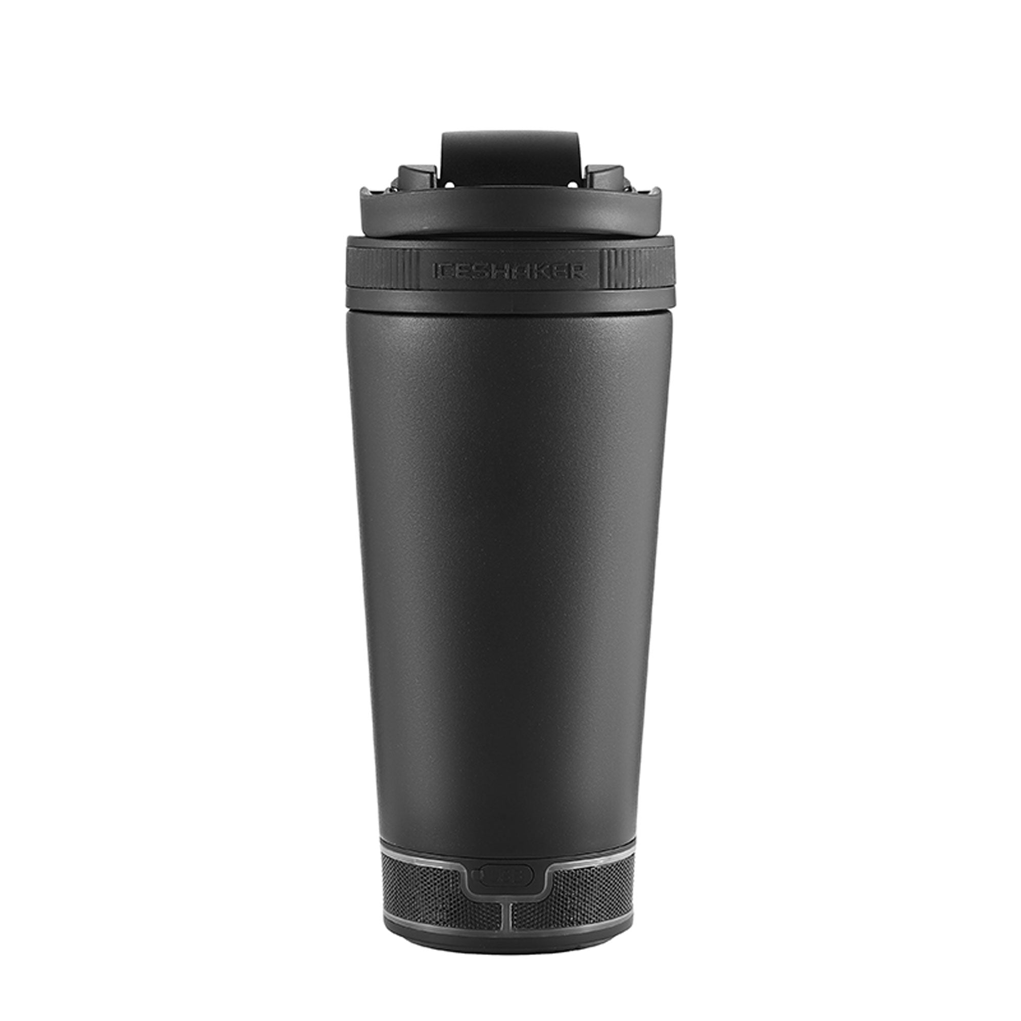 Ice Shaker Speaker Bottle - Black