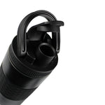 20oz Skinny Shaker Lid + Agitator Combo - Black Lid w/ Black Band